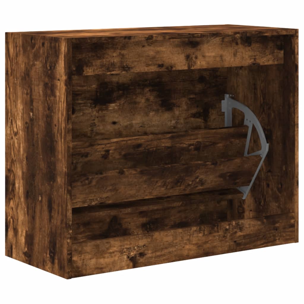 Schuhschrank Räuchereiche 80x34x63 cm Holzwerkstoff - Premium Schuhregale & -schränke - Just €85.73! Shop now at homesales4u