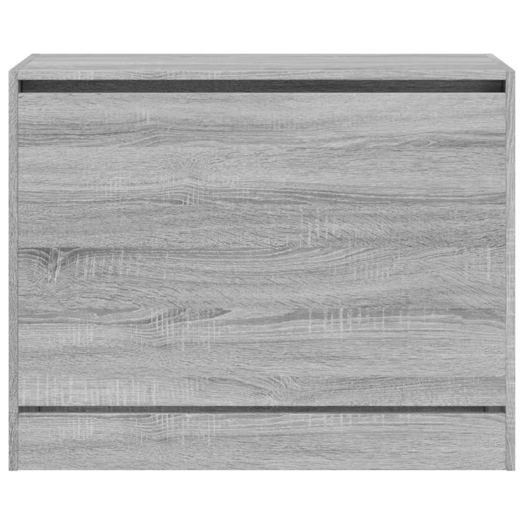 Schuhschrank Grau Sonoma 80x34x63 cm Holzwerkstoff - Premium Schuhregale & -schränke - Just €85.73! Shop now at homesales4u