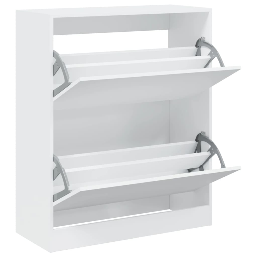 Schuhschrank Weiß 80x34x96,5 cm Holzwerkstoff - Premium Schuhregale & -schränke - Just €121.44! Shop now at homesales4u
