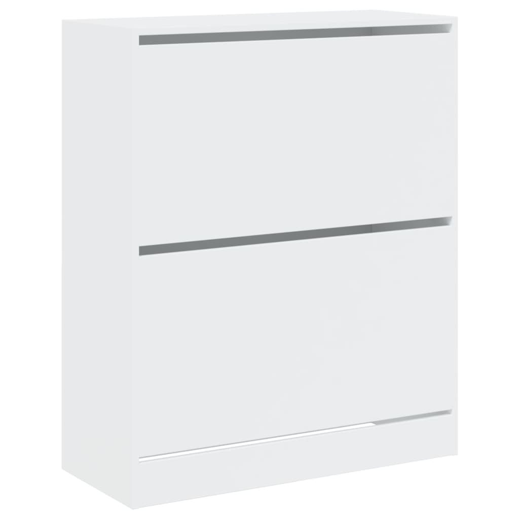 Schuhschrank Weiß 80x34x96,5 cm Holzwerkstoff - Premium Schuhregale & -schränke - Just €121.44! Shop now at homesales4u