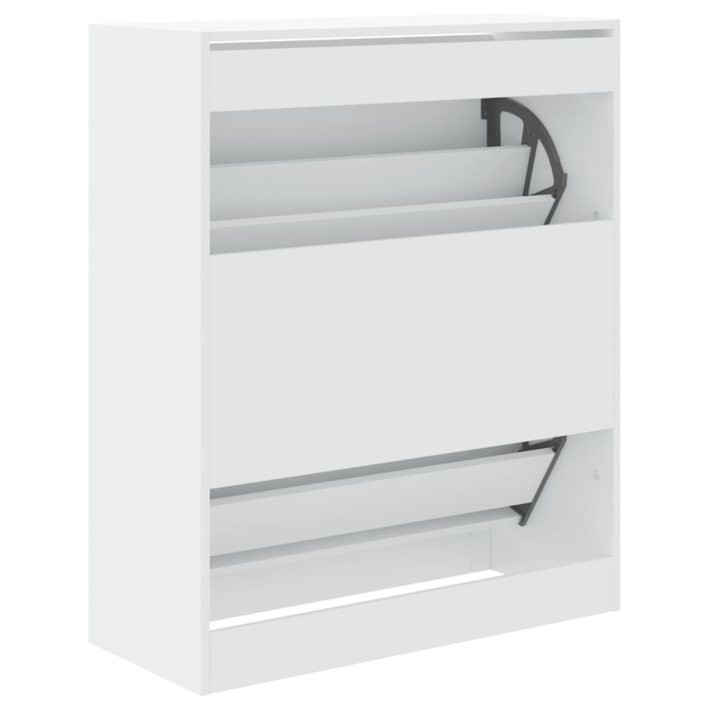 Schuhschrank Weiß 80x34x96,5 cm Holzwerkstoff - Premium Schuhregale & -schränke - Just €121.44! Shop now at homesales4u