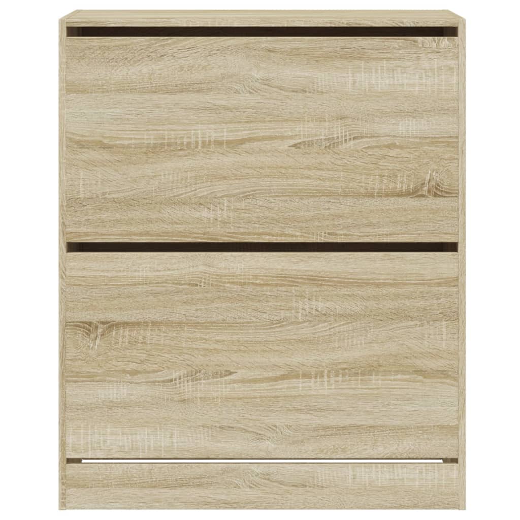 Schuhschrank Sonoma-Eiche 80x34x96,5 cm Holzwerkstoff - Premium Schuhregale & -schränke - Just €116.29! Shop now at homesales4u