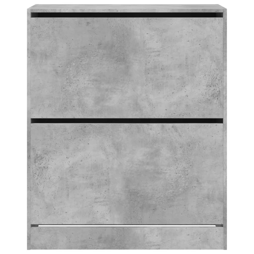 Schuhschrank Betongrau 80x34x96,5 cm Holzwerkstoff - Premium Schuhregale & -schränke - Just €109.32! Shop now at homesales4u