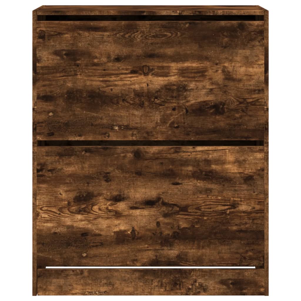 Schuhschrank Räuchereiche 80x34x96,5 cm Holzwerkstoff - Premium Schuhregale & -schränke - Just €118.27! Shop now at homesales4u