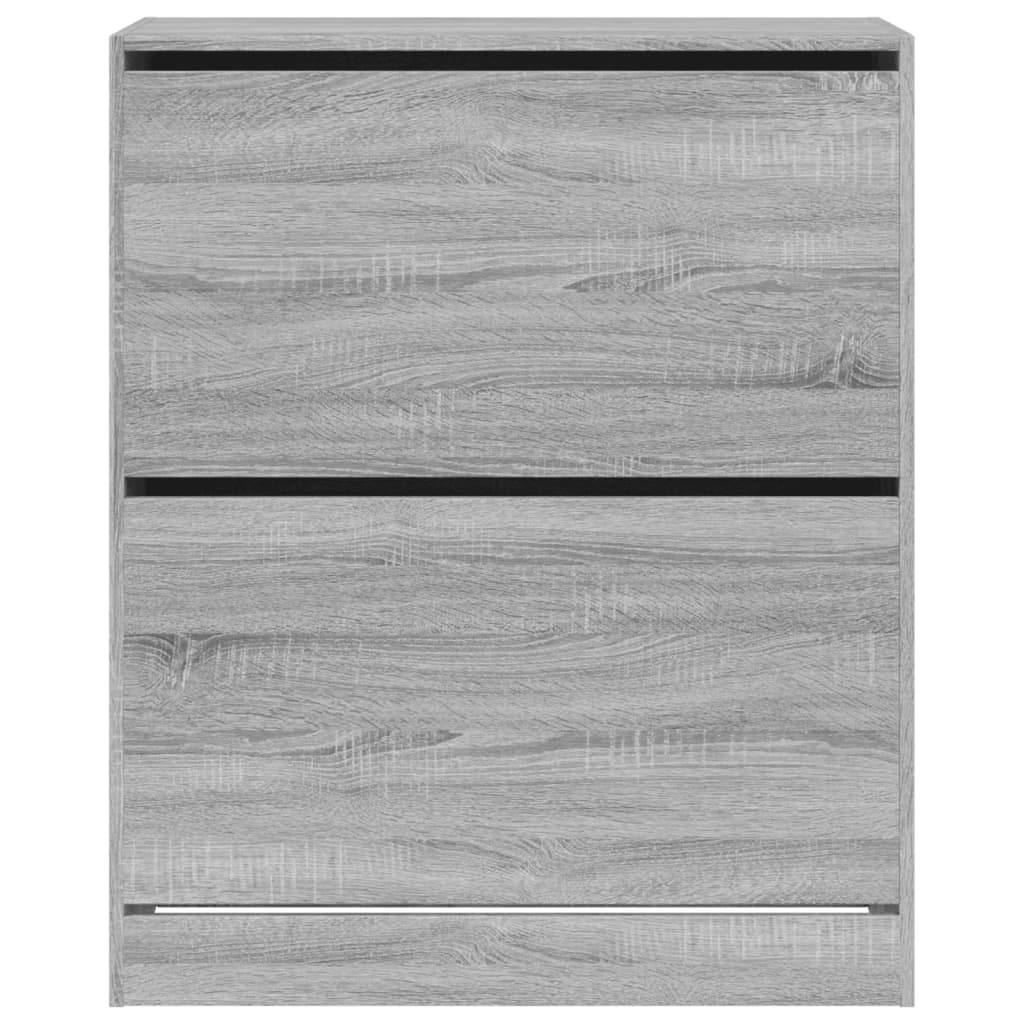 Schuhschrank Grau Sonoma 80x34x96,5 cm Holzwerkstoff - Premium Schuhregale & -schränke - Just €118.27! Shop now at homesales4u