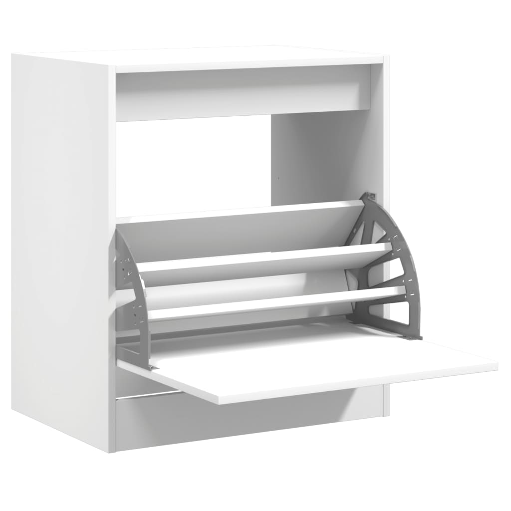 Schuhschrank Weiß 60x42x69 cm Holzwerkstoff - Premium Schuhregale & -schränke - Just €64.90! Shop now at homesales4u