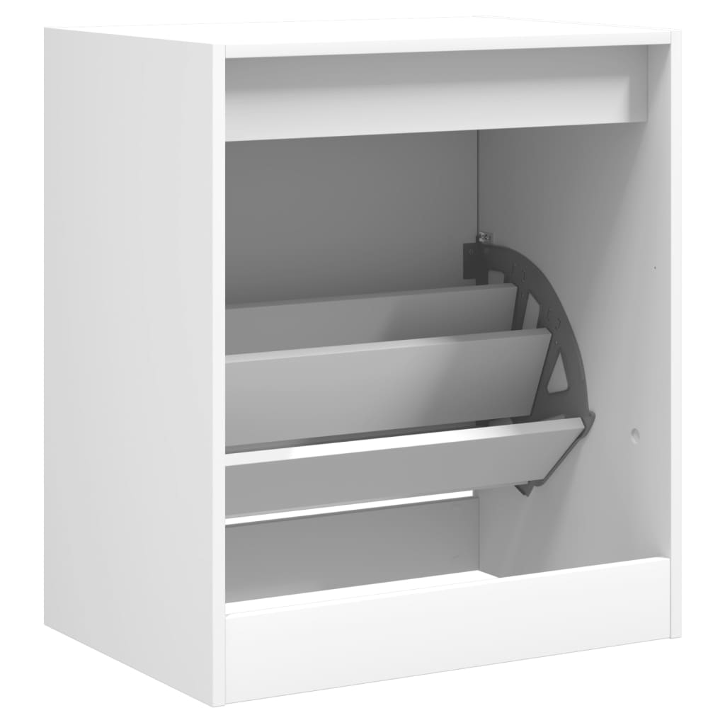 Schuhschrank Weiß 60x42x69 cm Holzwerkstoff - Premium Schuhregale & -schränke - Just €64.90! Shop now at homesales4u