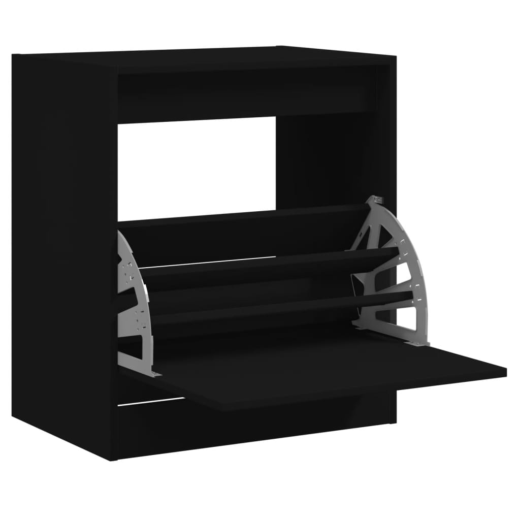 Schuhschrank Schwarz 60x42x69 cm Holzwerkstoff - Premium Schuhregale & -schränke - Just €71.87! Shop now at homesales4u