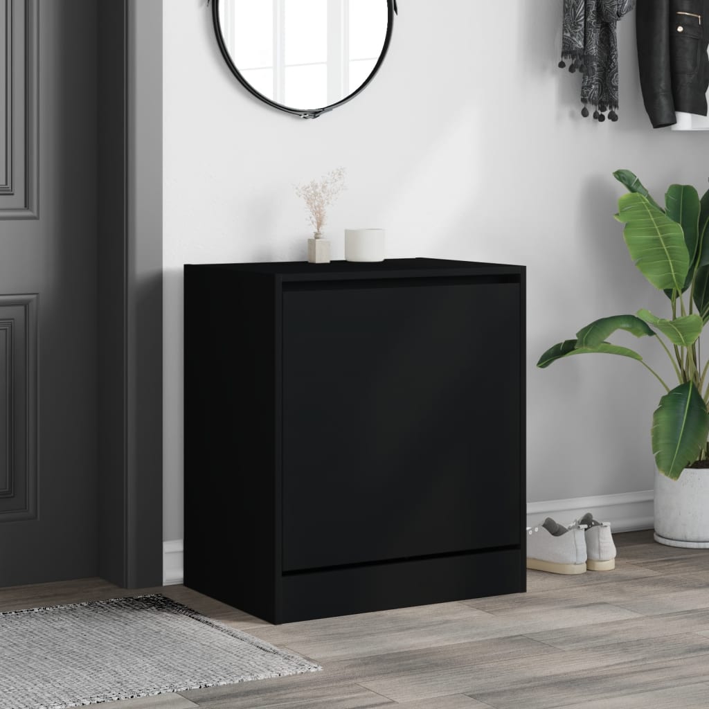 Schuhschrank Schwarz 60x42x69 cm Holzwerkstoff - Premium Schuhregale & -schränke - Just €71.87! Shop now at homesales4u