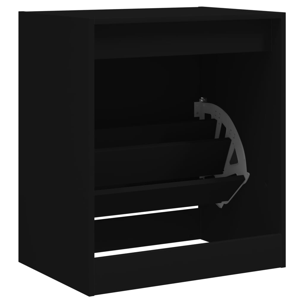 Schuhschrank Schwarz 60x42x69 cm Holzwerkstoff - Premium Schuhregale & -schränke - Just €71.87! Shop now at homesales4u