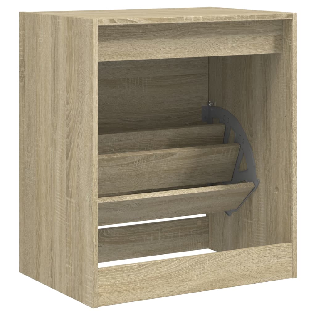 Schuhschrank Sonoma-Eiche 60x42x69 cm Holzwerkstoff - Premium Schuhregale & -schränke - Just €60.28! Shop now at homesales4u
