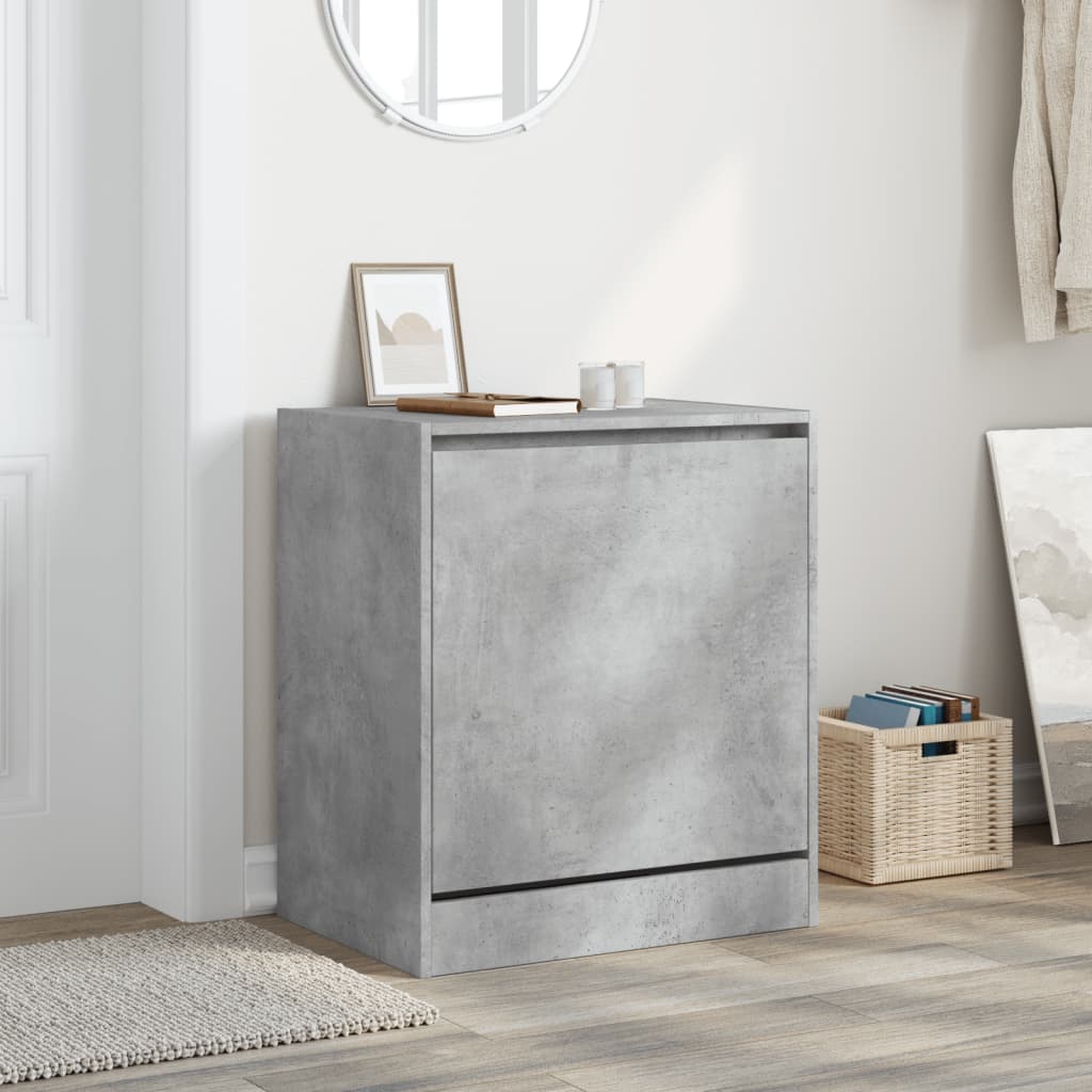 Schuhschrank Betongrau 60x42x69 cm Holzwerkstoff - Premium Schuhregale & -schränke - Just €70.01! Shop now at homesales4u