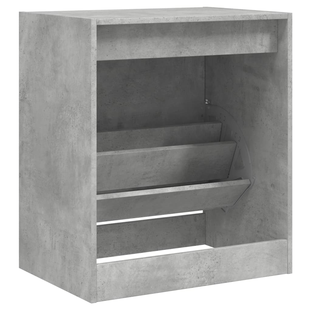 Schuhschrank Betongrau 60x42x69 cm Holzwerkstoff - Premium Schuhregale & -schränke - Just €70.01! Shop now at homesales4u