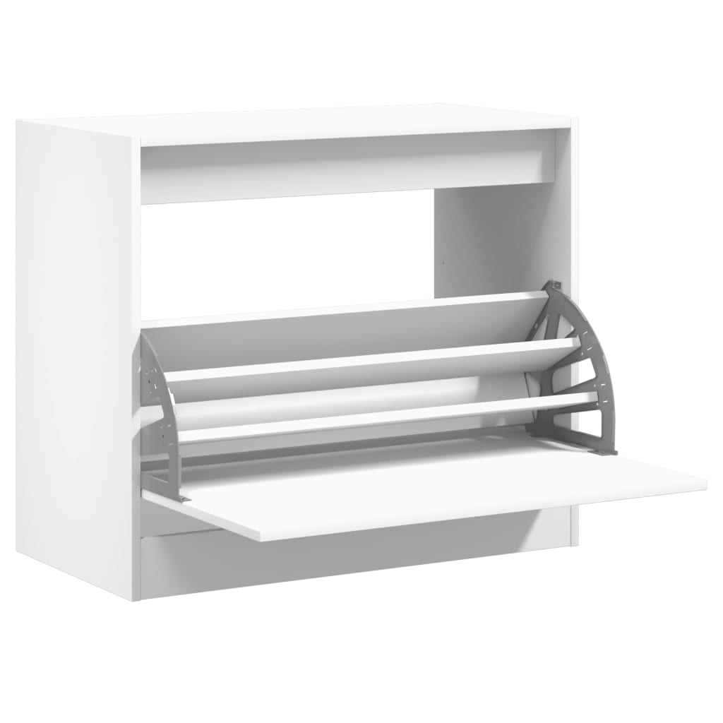 Schuhschrank Weiß 80x42x69 cm Holzwerkstoff - Premium Schuhregale & -schränke - Just €72.34! Shop now at homesales4u