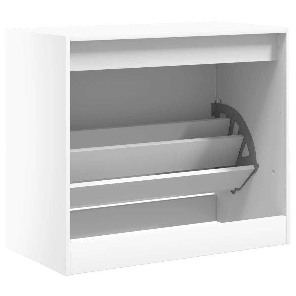Schuhschrank Weiß 80x42x69 cm Holzwerkstoff - Premium Schuhregale & -schränke - Just €72.34! Shop now at homesales4u