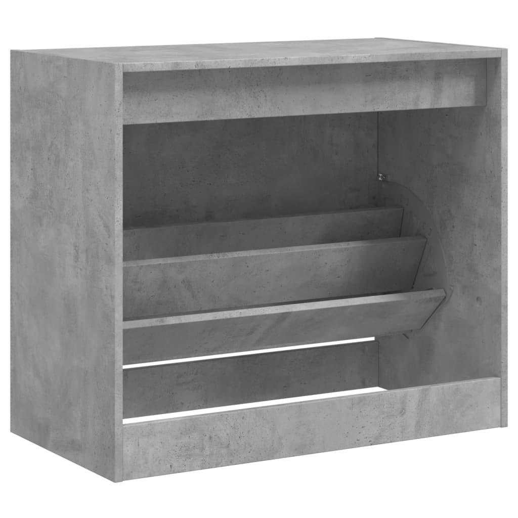 Schuhschrank Betongrau 80x42x69 cm Holzwerkstoff - Premium Schuhregale & -schränke - Just €77.87! Shop now at homesales4u