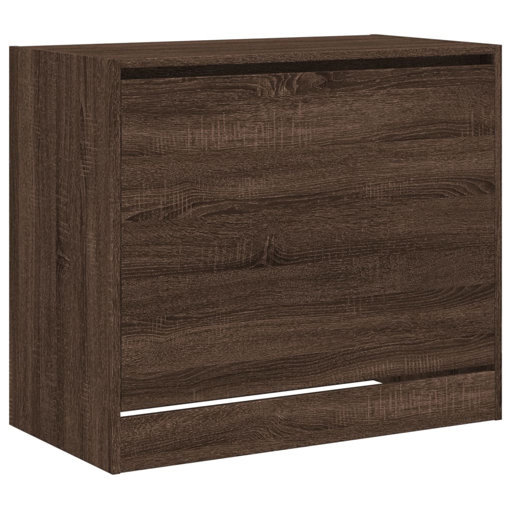 Schuhschrank Braun Eichen-Optik 80x42x69 cm Holzwerkstoff - Premium Schuhregale & -schränke - Just €73.20! Shop now at homesales4u