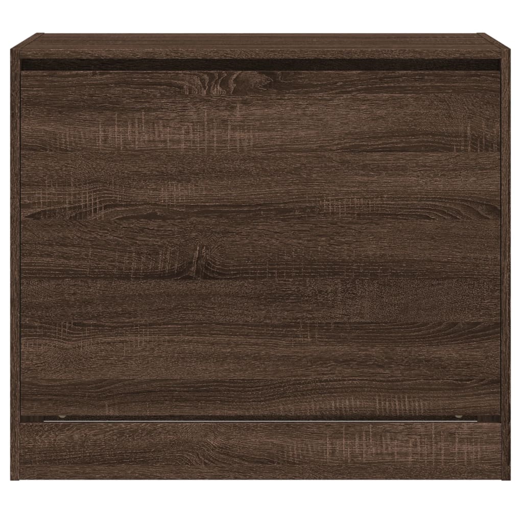 Schuhschrank Braun Eichen-Optik 80x42x69 cm Holzwerkstoff - Premium Schuhregale & -schränke - Just €73.20! Shop now at homesales4u