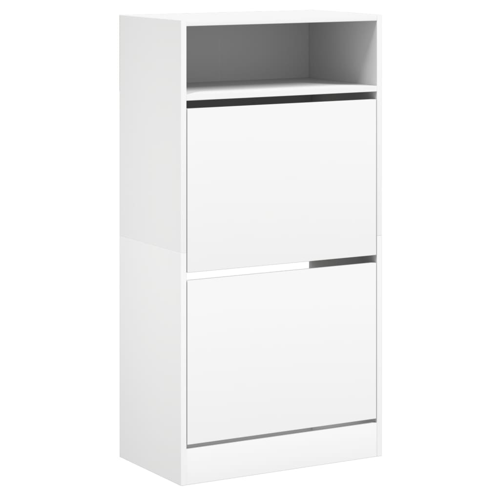 Schuhschrank Weiß 60x34x116 cm Holzwerkstoff - Premium Schuhregale & -schränke - Just €96.84! Shop now at homesales4u