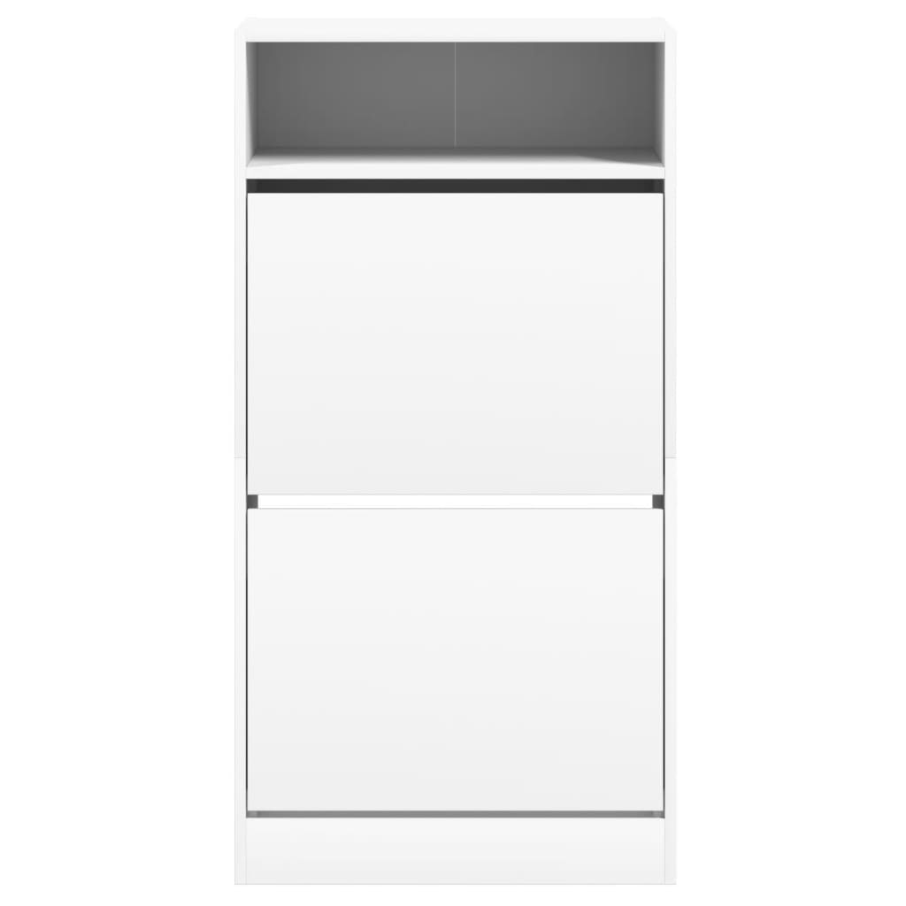 Schuhschrank Weiß 60x34x116 cm Holzwerkstoff - Premium Schuhregale & -schränke - Just €96.84! Shop now at homesales4u