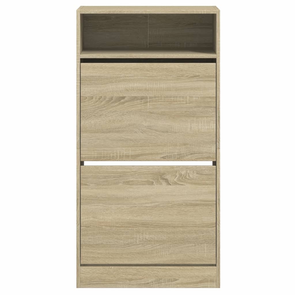 Schuhschrank Sonoma-Eiche 60x34x116 cm Holzwerkstoff - Premium Schuhregale & -schränke - Just €92.76! Shop now at homesales4u