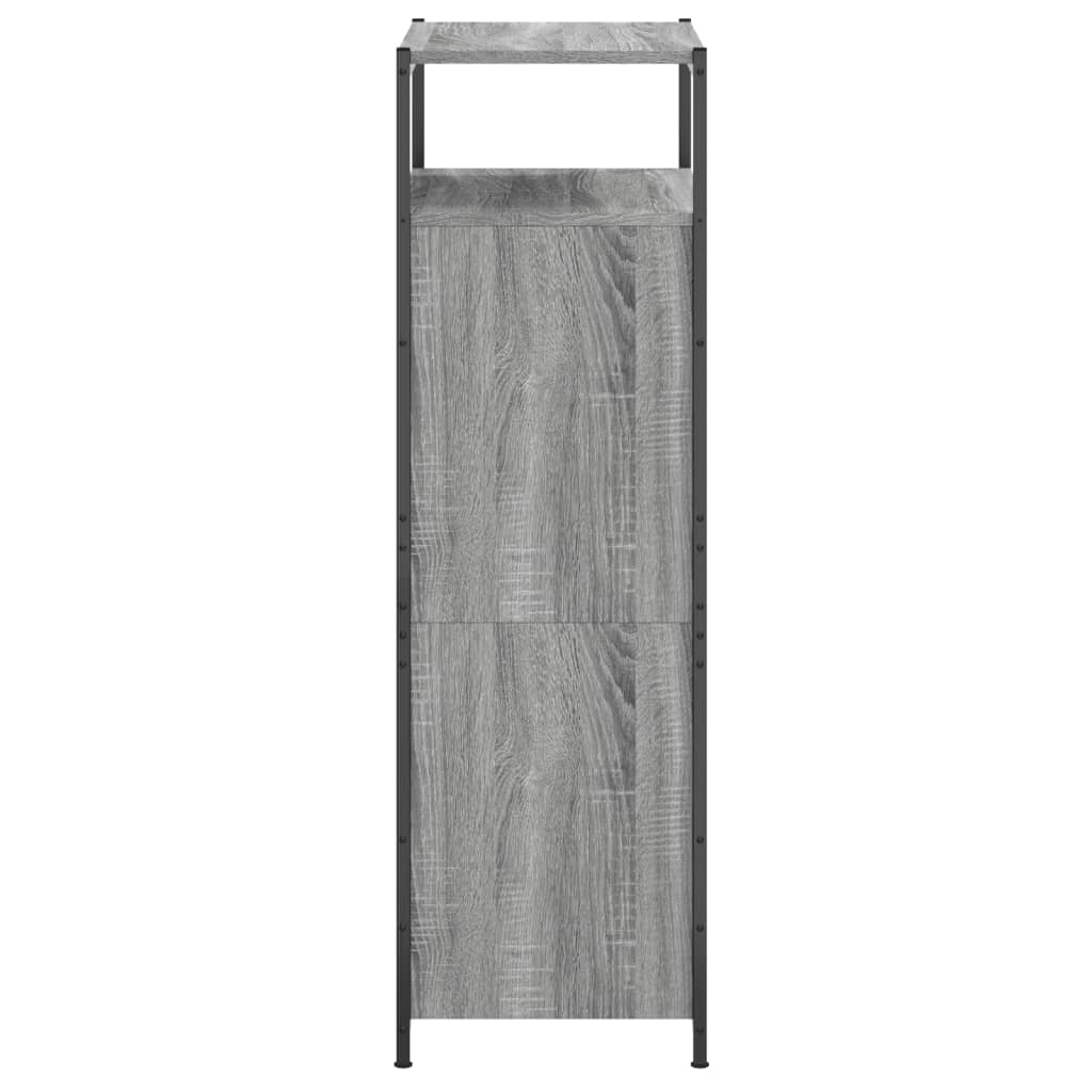 Schuhschrank Grau Sonoma 60x34x112 cm Holzwerkstoff - Premium Schuhregale & -schränke - Just €114.29! Shop now at homesales4u