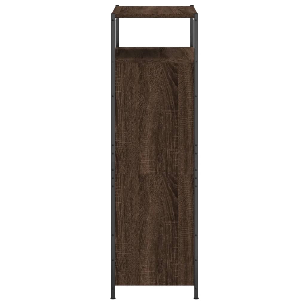 Schuhschrank Braun Eichen-Optik 60x34x112 cm Holzwerkstoff - Premium Schuhregale & -schränke - Just €126.37! Shop now at homesales4u