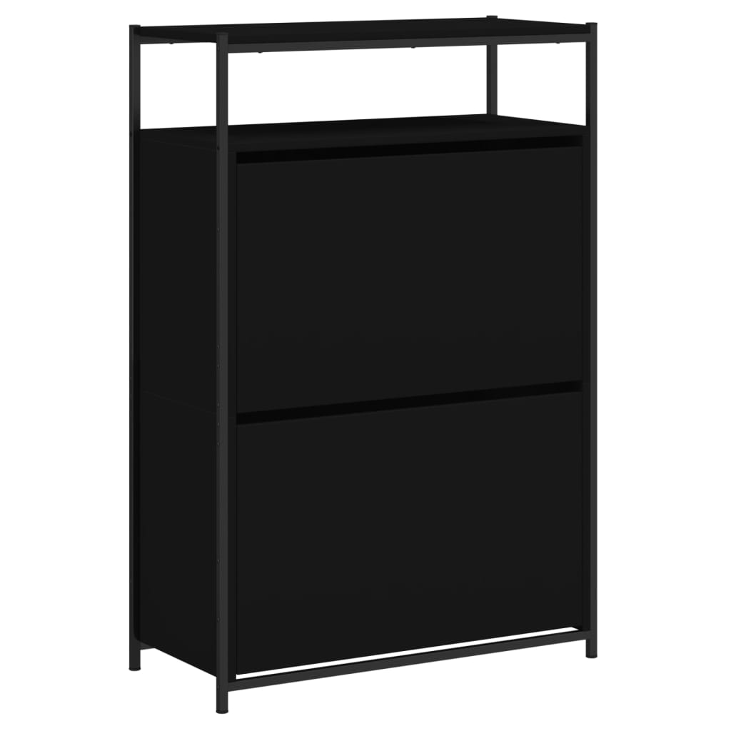 Schuhschrank Schwarz 75x34x112 cm Holzwerkstoff - Premium Schuhregale & -schränke - Just €132.11! Shop now at homesales4u