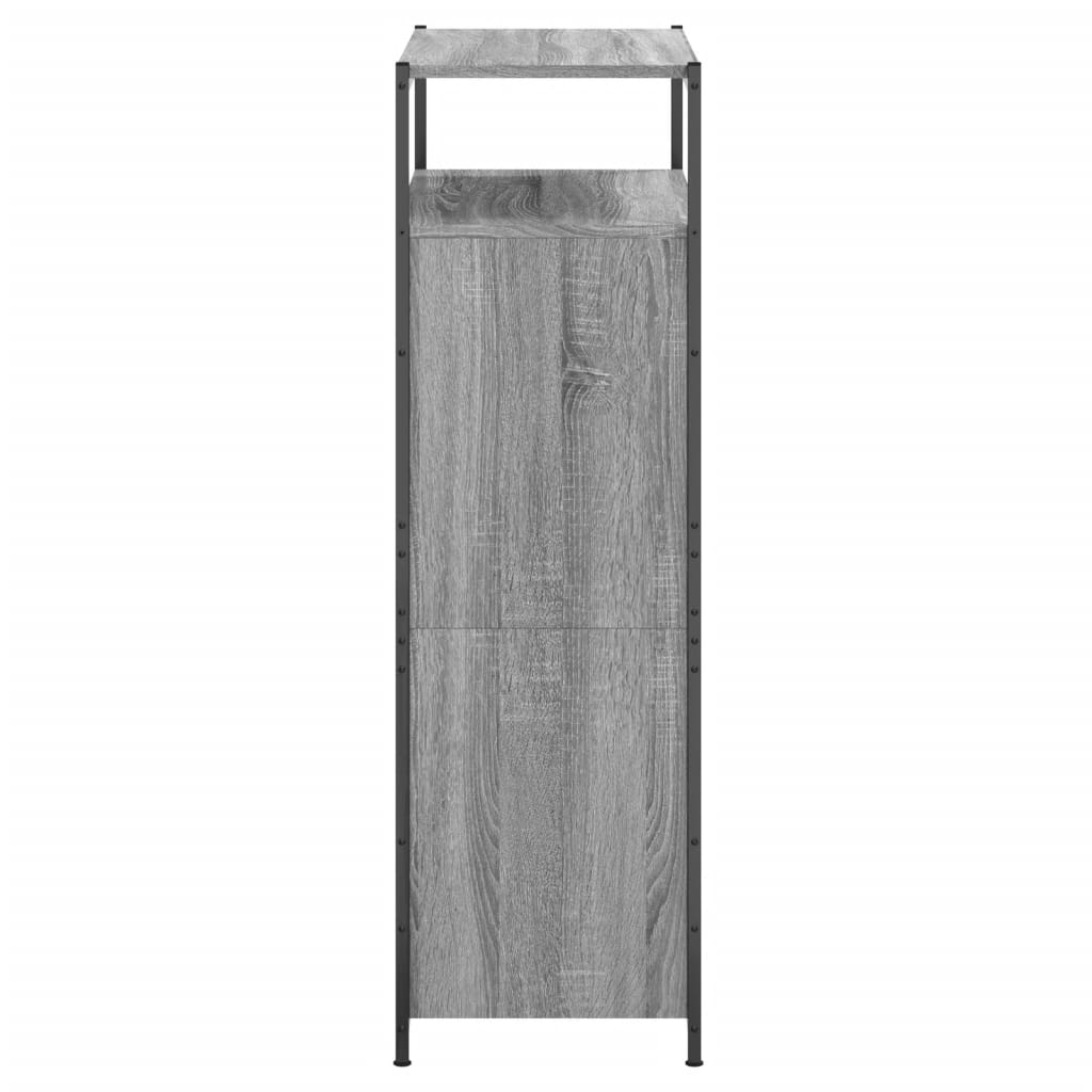 Schuhschrank Grau Sonoma 75x34x112 cm Holzwerkstoff - Premium Schuhregale & -schränke - Just €116.98! Shop now at homesales4u