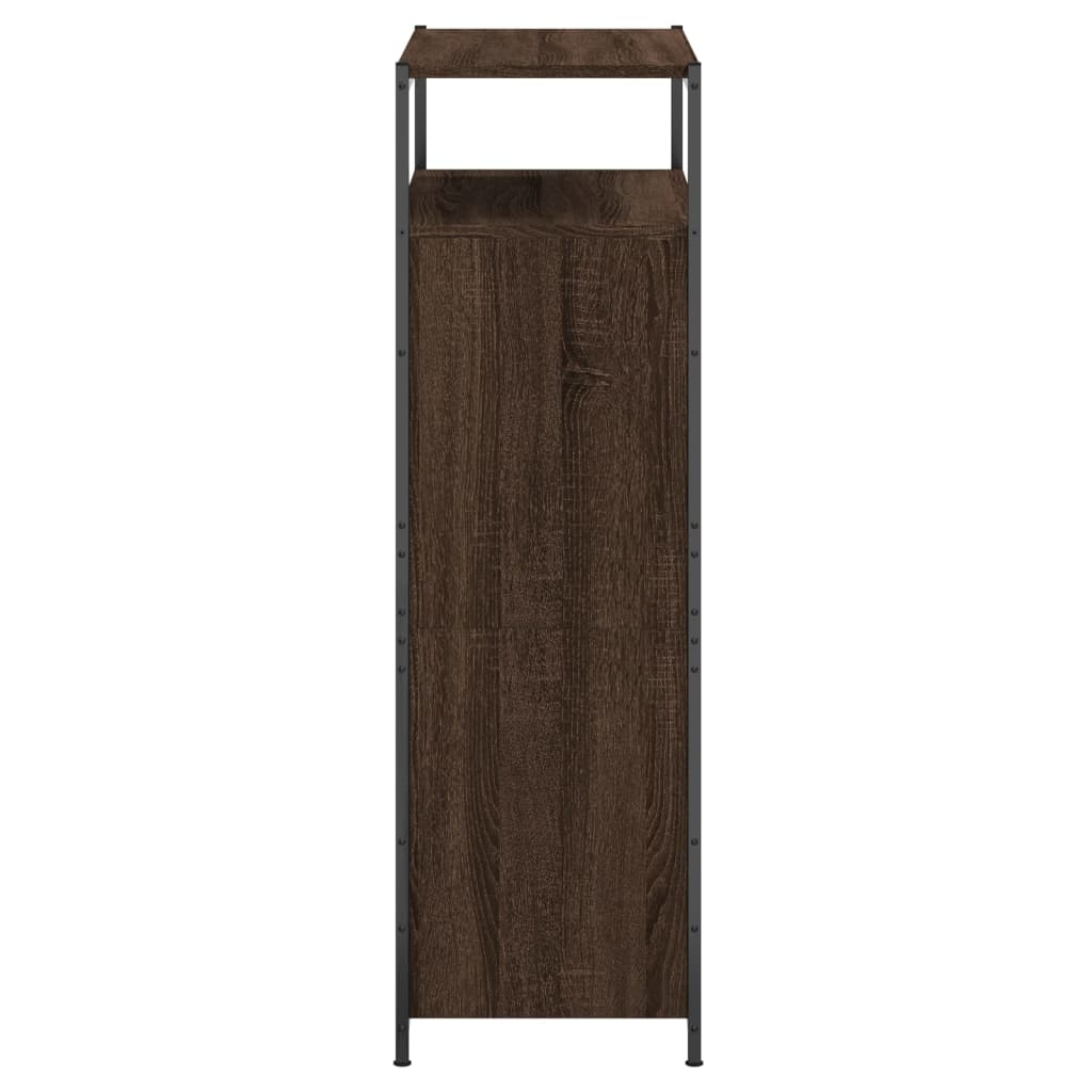 Schuhschrank Braun Eichen-Optik 75x34x112 cm Holzwerkstoff - Premium Schuhregale & -schränke - Just €106.49! Shop now at homesales4u