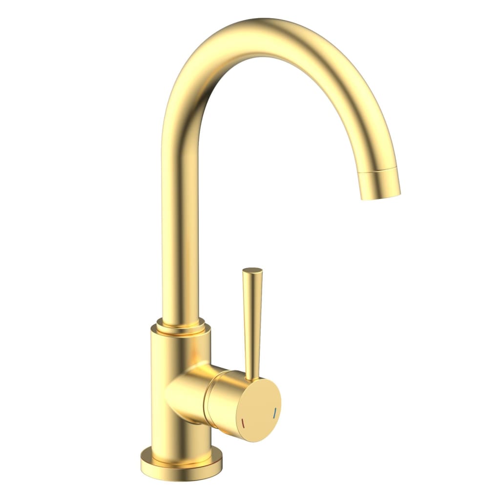 SCHÜTTE Küchenarmatur mit rundem Auslauf CORNWALL Mattgold - Premium Armaturen  - Just €133.30! Shop now at homesales4u