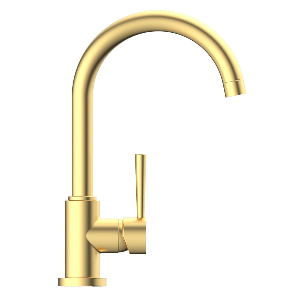 SCHÜTTE Küchenarmatur mit rundem Auslauf CORNWALL Mattgold - Premium Armaturen  - Just €133.30! Shop now at homesales4u