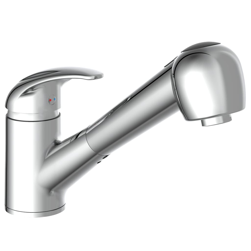SCHÜTTE Spültischarmatur mit Ausziehbarer Brause ALBATROS Chrom - Premium Armaturen  - Just €134.49! Shop now at homesales4u