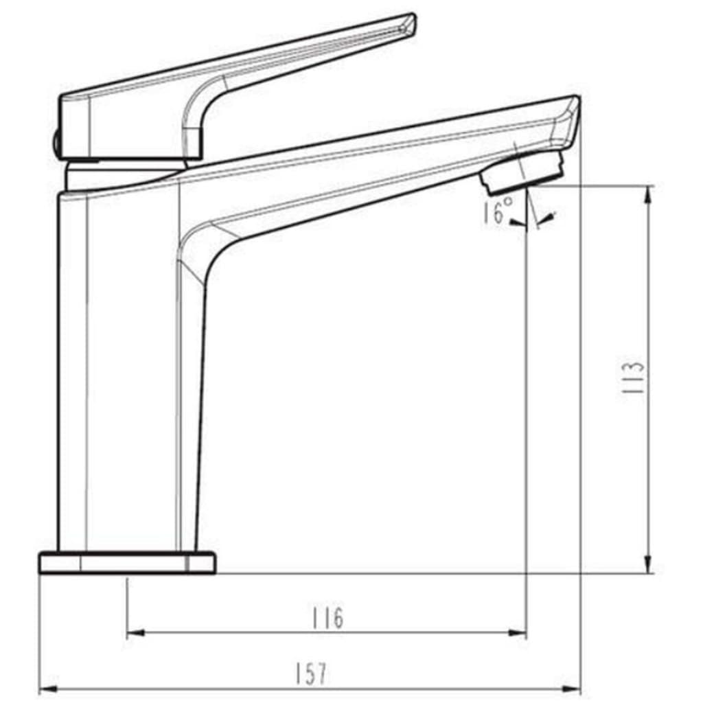 SCHÜTTE Waschtischarmatur RAVEN Matt-Graphite - Premium Armaturen  - Just €124.69! Shop now at homesales4u