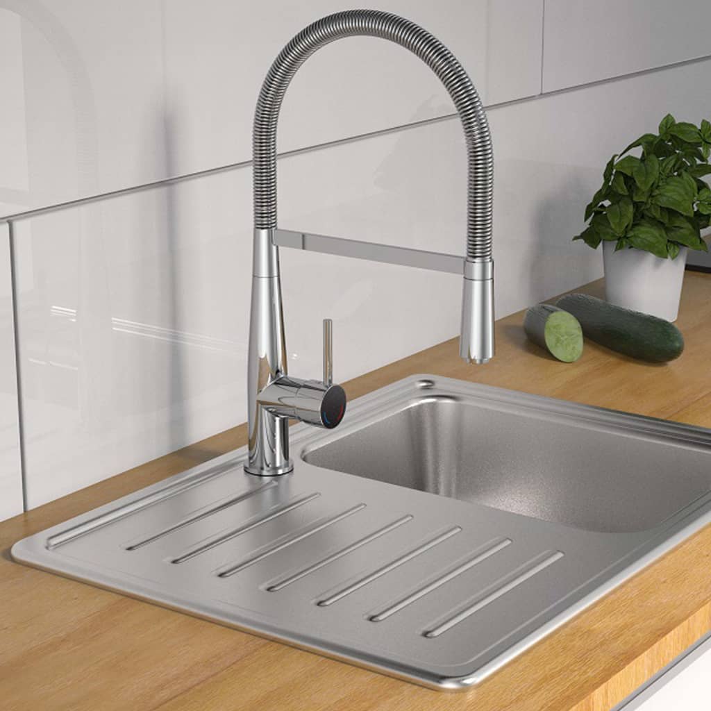 SCHÜTTE Spültischarmatur mit Spiralfeder NEW YORK Chrom - Premium Armaturen  - Just €196.87! Shop now at homesales4u