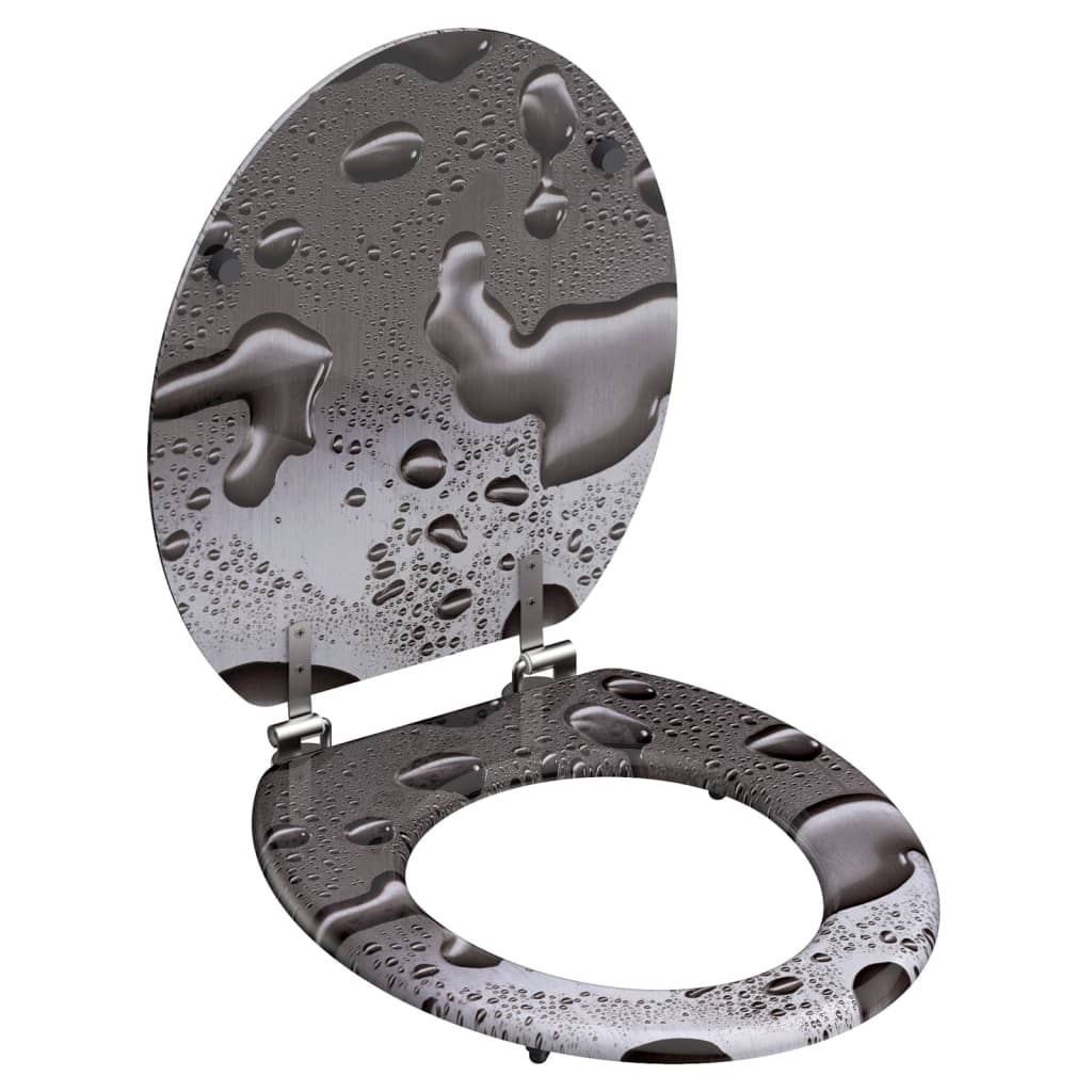 SCHÜTTE WC-Sitz GREY STEEL MDF - Premium Toilettensitze  - Just €63.10! Shop now at homesales4u