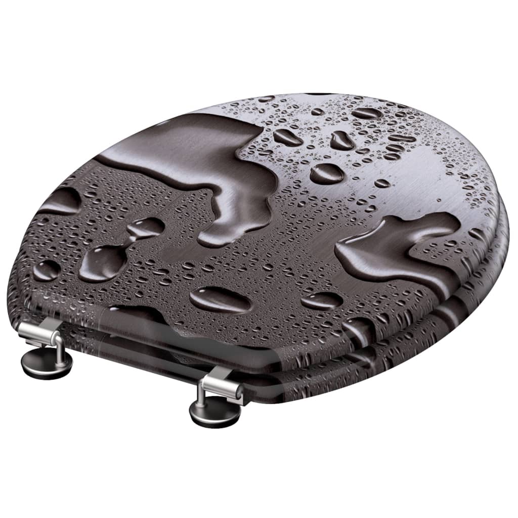 SCHÜTTE WC-Sitz GREY STEEL MDF - Premium Toilettensitze  - Just €63.10! Shop now at homesales4u