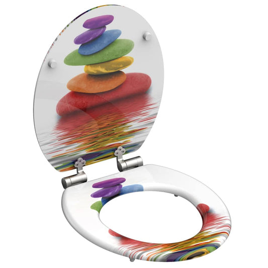 SCHÜTTE WC-Sitz mit Absenkautomatik COLORFUL STONES - Premium Toilettensitze  - Just €87.81! Shop now at homesales4u