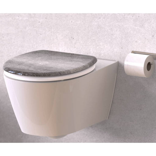 SCHÜTTE WC-Sitz mit Absenkautomatik INDUSTRIAL GREY - Premium Toilettensitze  - Just €49.71! Shop now at homesales4u