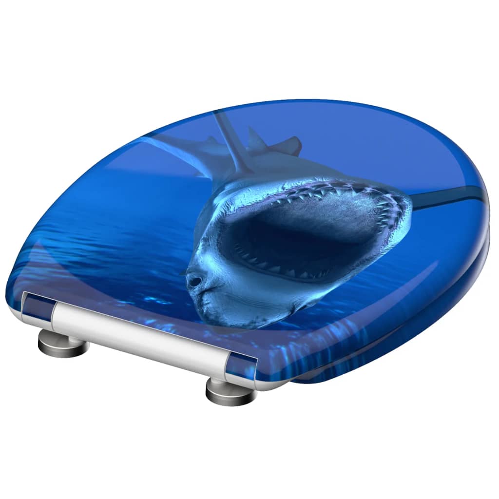 SCHÜTTE Toilettensitz SHARK mit Absenkautomatik Schnellverschluss - Premium Toilettensitze  - Just €58.62! Shop now at homesales4u