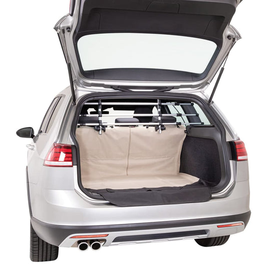 Kofferraumschutzdecke mit Stoßstangenschutz Beige und Schwarz - Premium Transportboxen & -taschen  - Just €30.58! Shop now at homesales4u