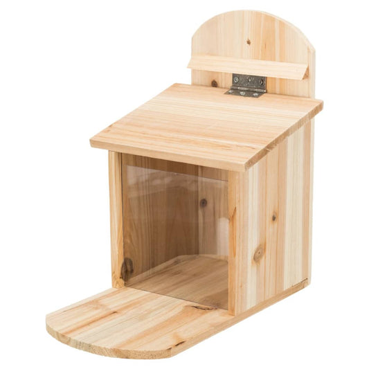 Futterstation für Eichhörnchen 20x30x30 cm Kiefernholz - Premium Eichhörnchenfutterspender  - Just €30.18! Shop now at homesales4u