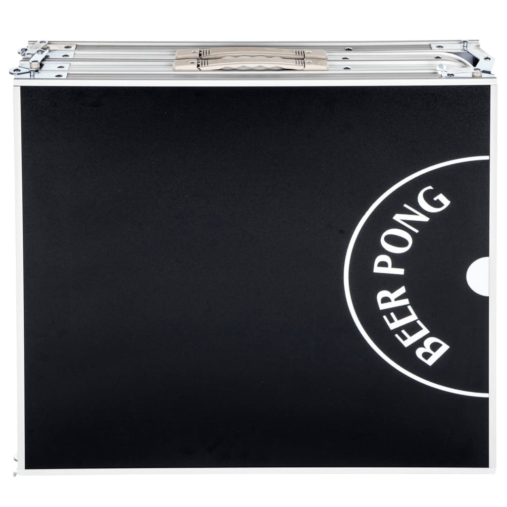 Beer-Pong-Klapptisch Höhenverstellbar Schwarz - Premium Bierpong-Tische  - Just €130.88! Shop now at homesales4u