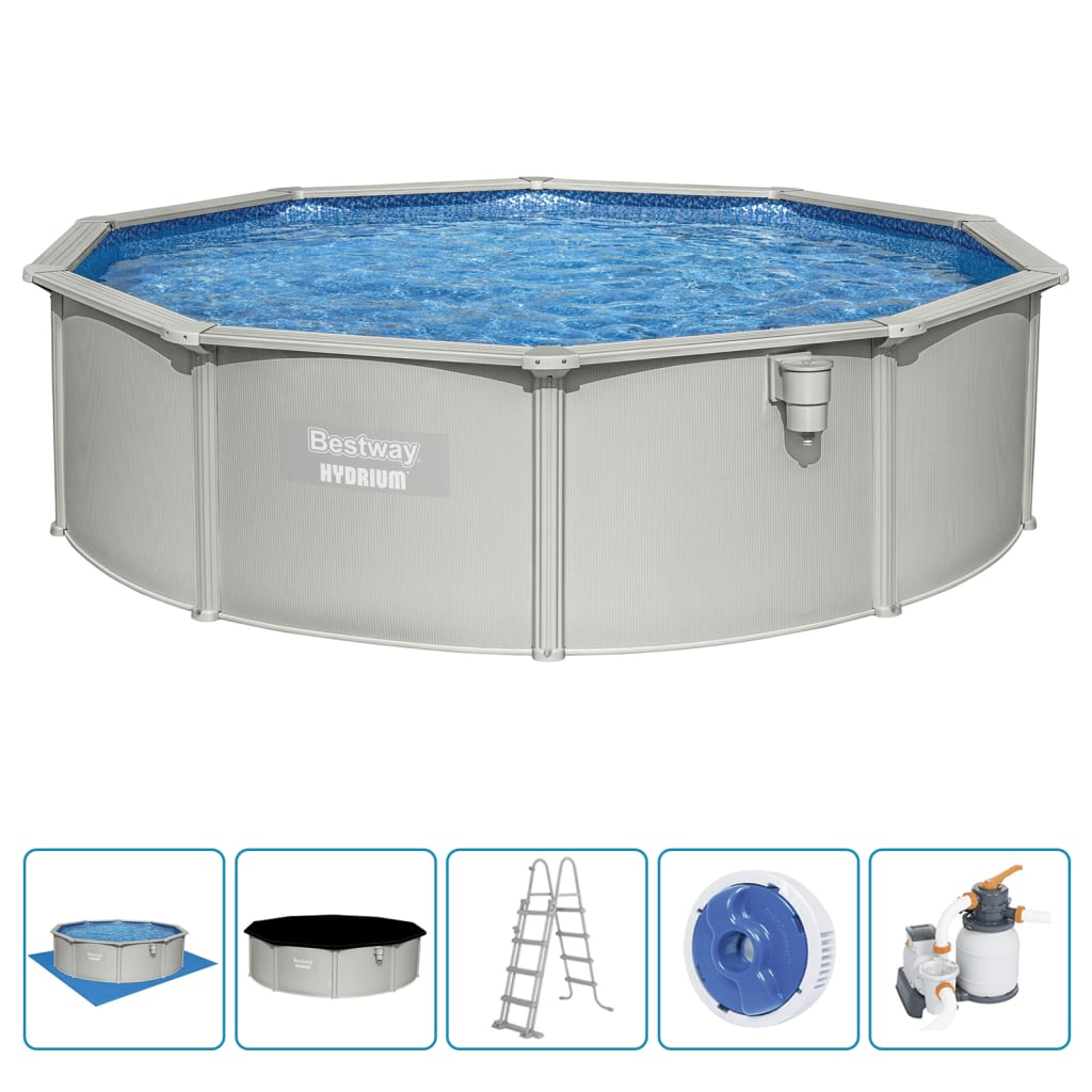 Hydrium Swimmingpool-Set 460x120 cm - Premium Pools  - Just €1711.53! Shop now at homesales4u