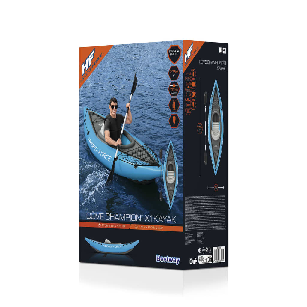 Kajak für 1 Person Hydro-Force Aufblasbar - Premium Kajaks  - Just €193.92! Shop now at homesales4u