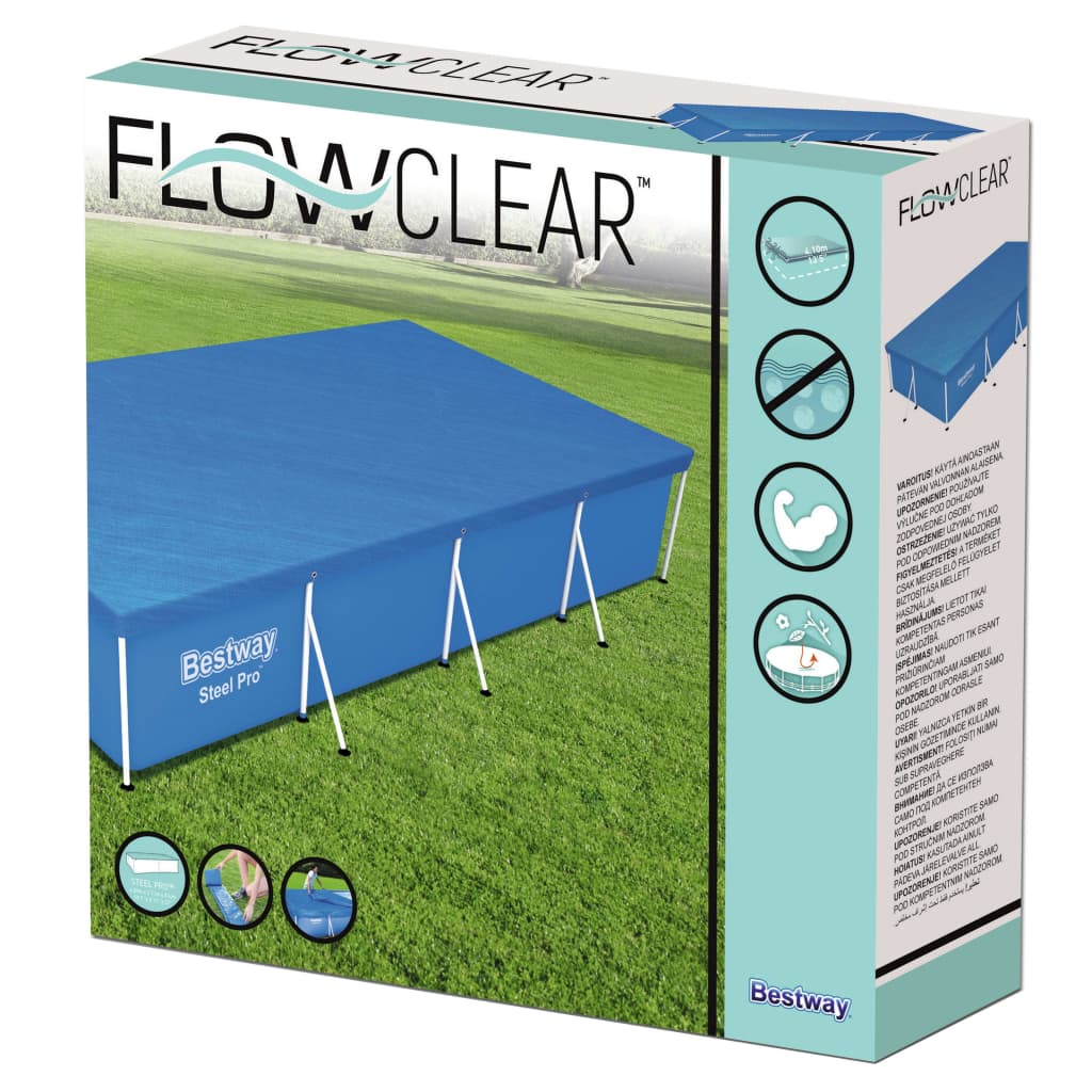 Poolabdeckung Flowclear 400x211 cm - Premium Poolabdeckungen & -unterlagen  - Just €40.32! Shop now at homesales4u