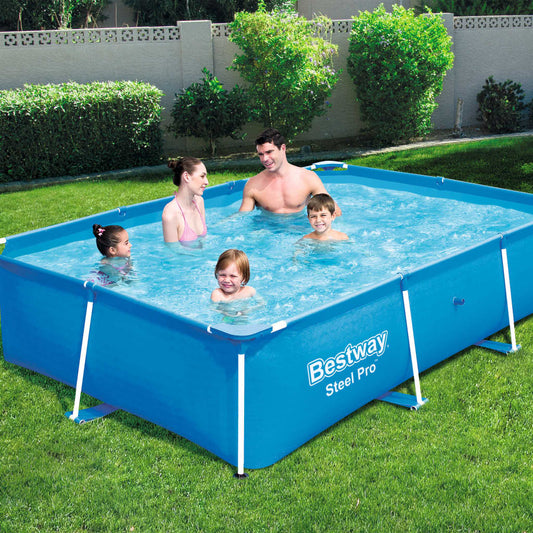 Steel Pro Swimming Pool mit Stahlrahmen 259x170x61 cm 56403 - Premium Pools  - Just €107.71! Shop now at homesales4u