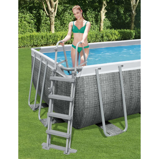 Flowclear 4-stufige Sicherheitsleiter 122 cm - Premium Pool-Lleiter, -treppen & -rampen  - Just €112.15! Shop now at homesales4u