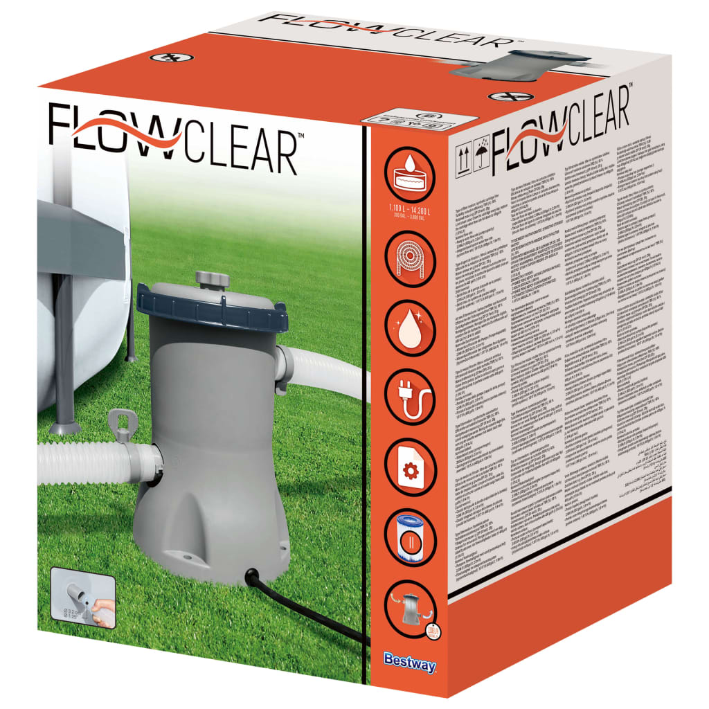 Flowclear Pool-Filterpumpe 2006 L/h - Premium Pool- & Whirlpool-Filter  - Just €87.69! Shop now at homesales4u