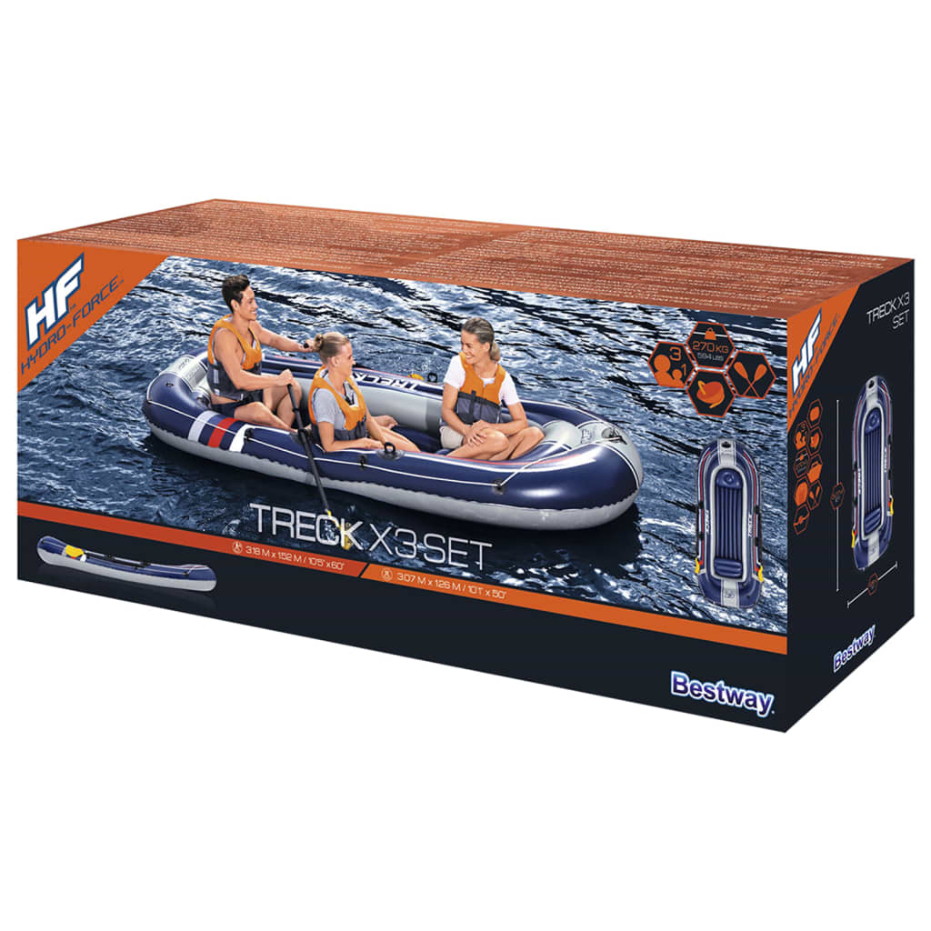 Hydro-Force Schlauchboot Treck X3 307x126 cm - Premium Ruderboote  - Just €130.17! Shop now at homesales4u
